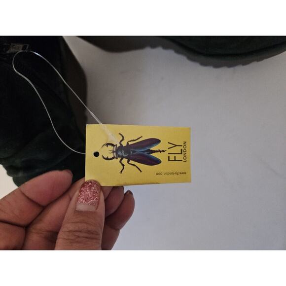 New! Fly London Yamy YAMY266FLY Womens Green Suede Ankle & Booties Boots 36 $110 - Picture 10 of 15